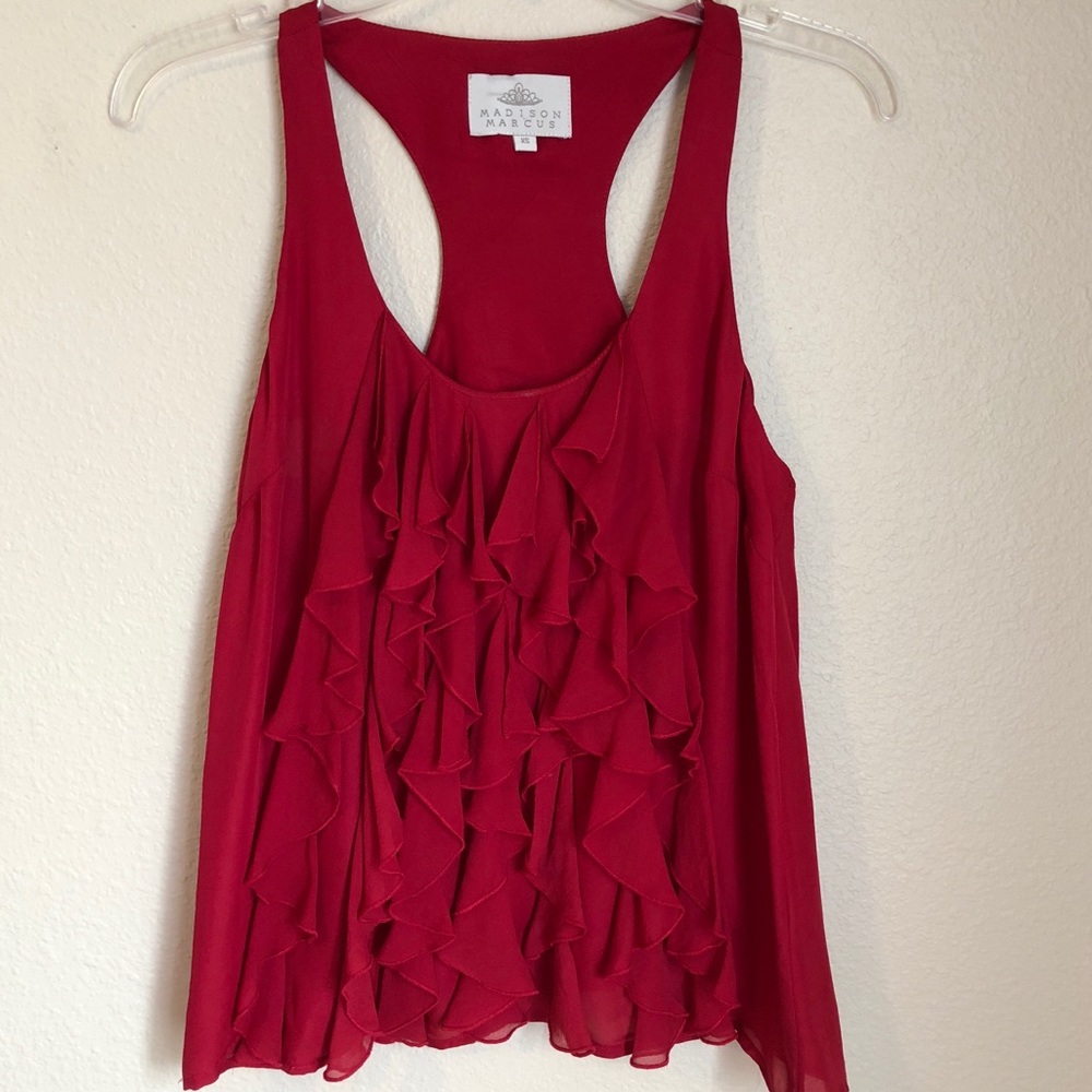 Madison Marcus l Sleeveless Silk Top